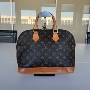 Louis Vuitton Alma Vintage en Toile Monogram Marron