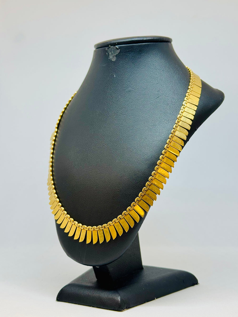 Collier Princesse en Or Jaune 750 avec Fermoir à Cliquet