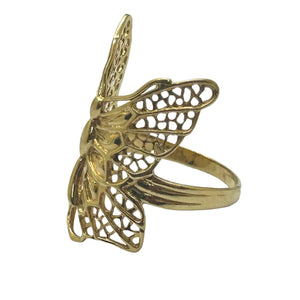Bague Libellule Or Jaune 18K