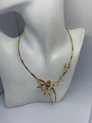 Collier Ras du Cou en Or Jaune 18K - 19.85 Grs