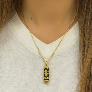 Pendentif Tiki en Or Jaune 18K