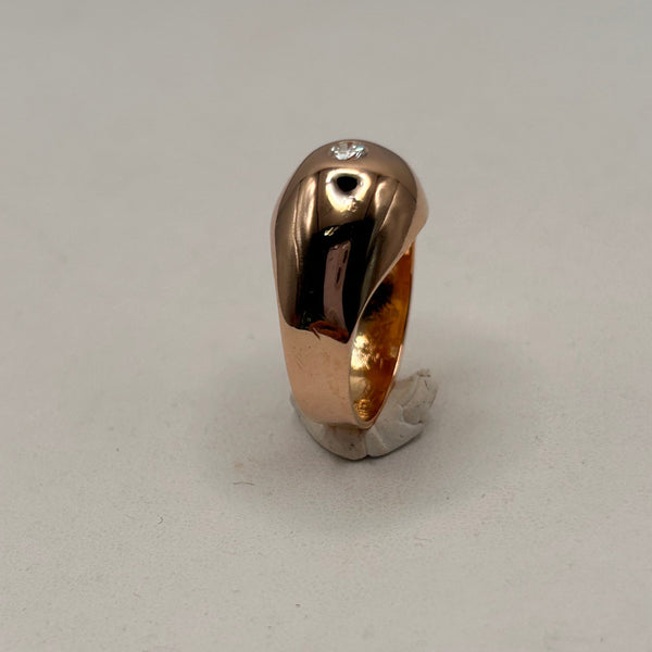 Jonc en Or Jaune 18K Taille-51/52
