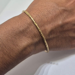 Bracelet Jonc Or Jaune 18 carats