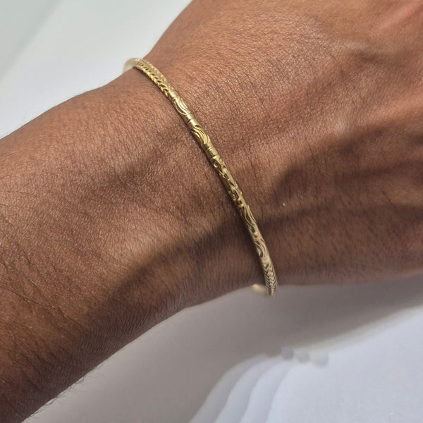 Bracelet Jonc Or Jaune 18 carats