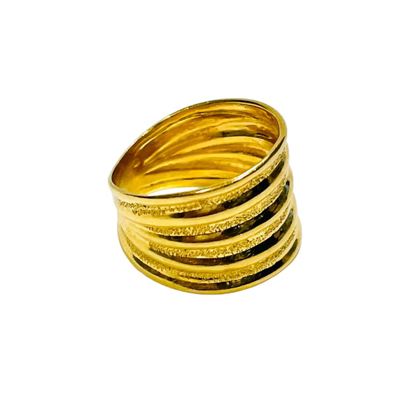 Bague Jonc en Or Jaune 18 Carats