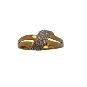 Bague en Or jaune 18K - Taille 52.5