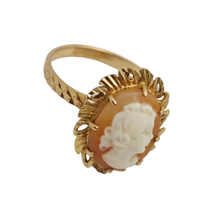 Camée Or Jaune 18 Carats - Taille 55