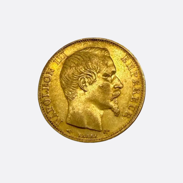 20 Francs Napoléon III 1856 en Or Jaune 20k - 6.45g