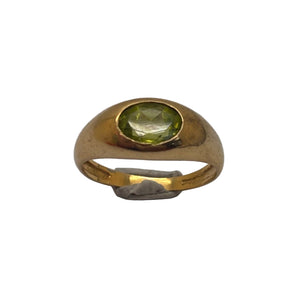 Chevalière en Or jaune 18K - taille 53