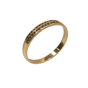 Bague Alliance en Or Jaune 18K - Taille 54 - 1.45 Grs