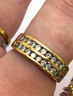 Bagues en Or Jaune 18k - Taille 53.5