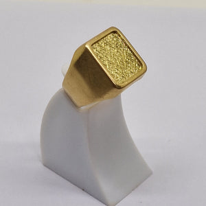 Bague Chevalière OR Jaune 750/1000 - Taille 61