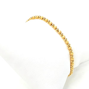 Bracelet Boule Or Jaune 18k 3.22 Grs