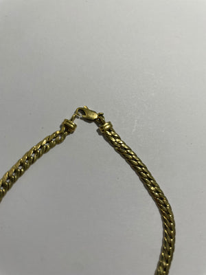 Bracelet Gourmette Or Jaune 18K 4.79 Grs