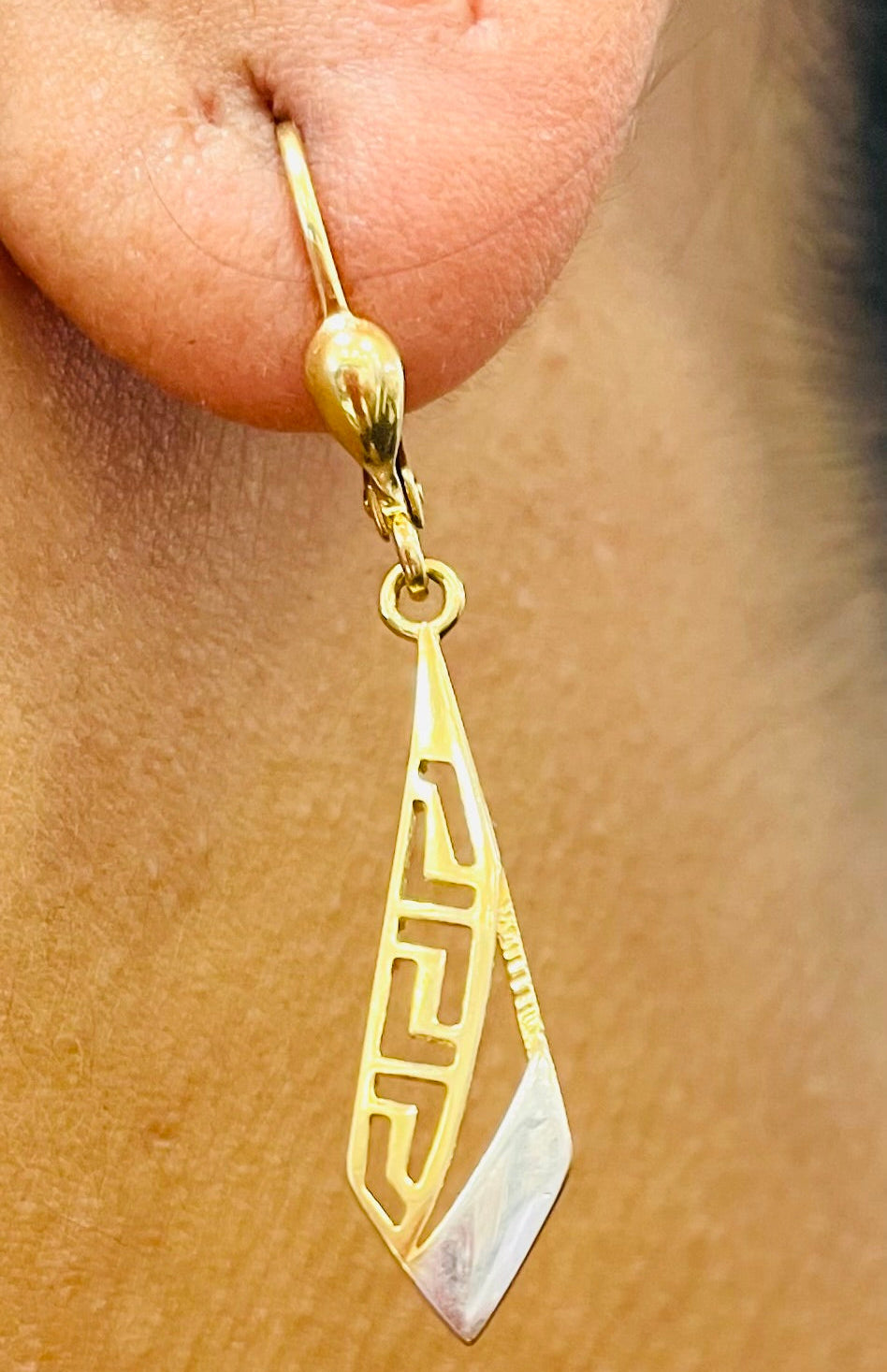 Boucles d'oreilles Dormeuses en Or 18K - 2.82 G