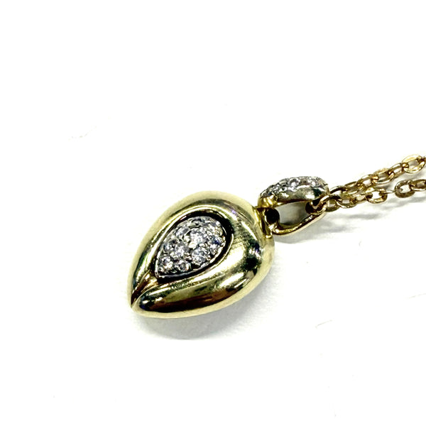 Pendentif diamant en Or Jaune et blanc 18K 2.21 Grs