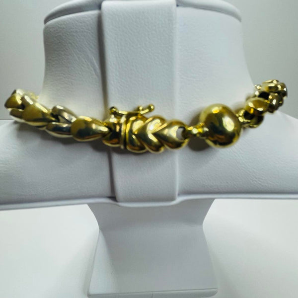 Collier Ras du Cou en Or Jaune 18K 50.55 Grs