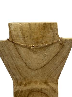 Collier ras du cou cheval en or jaune 18k 5.70 Grs