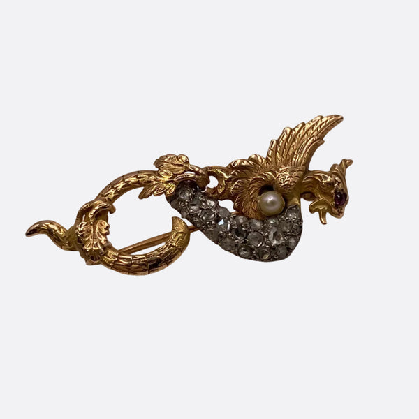 Broche Chimère en or 18 K -  5.77 G