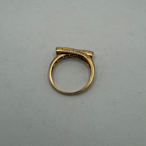 Bague en Or Jaune 750/1000 avec 6 Pierres