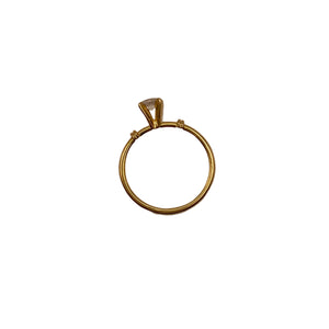 Solitaire en or jaune 18k - 2.03 G