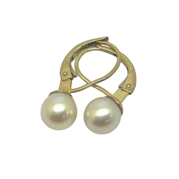 Boucles d'oreilles Dormeuses en Or Jaune 18k