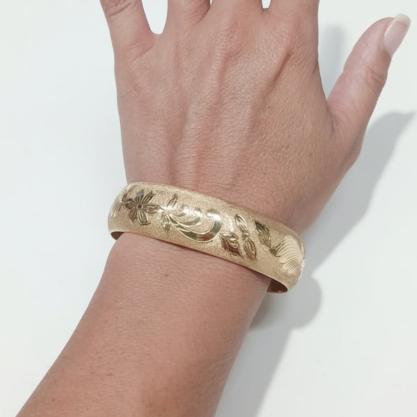 Bracelet Manchette Or Jaune 18K - 20.80Grs