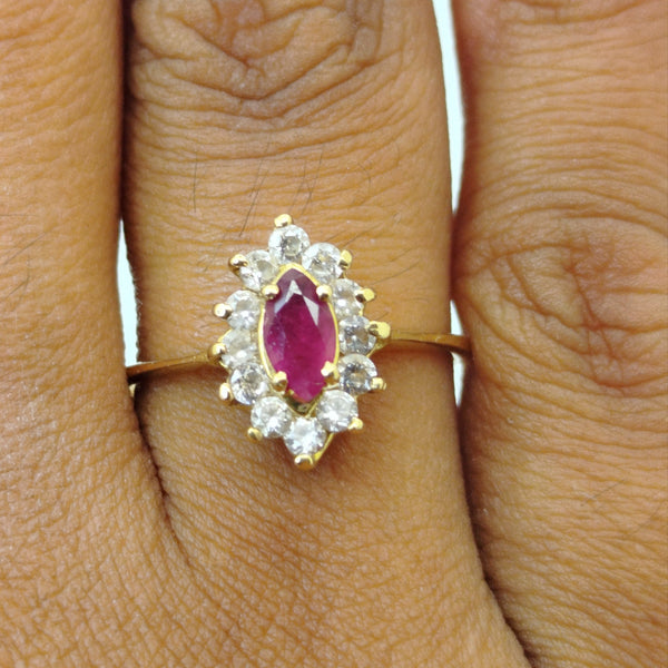 Bague en Or jaune - Taille 52