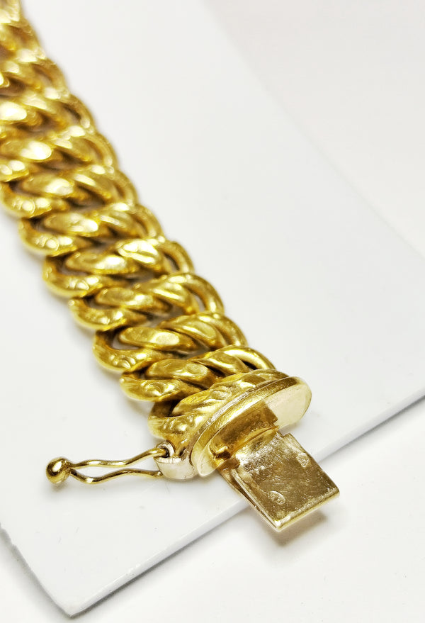 Bracelet Jonc en Or Jaune 18K 20.40 Grs