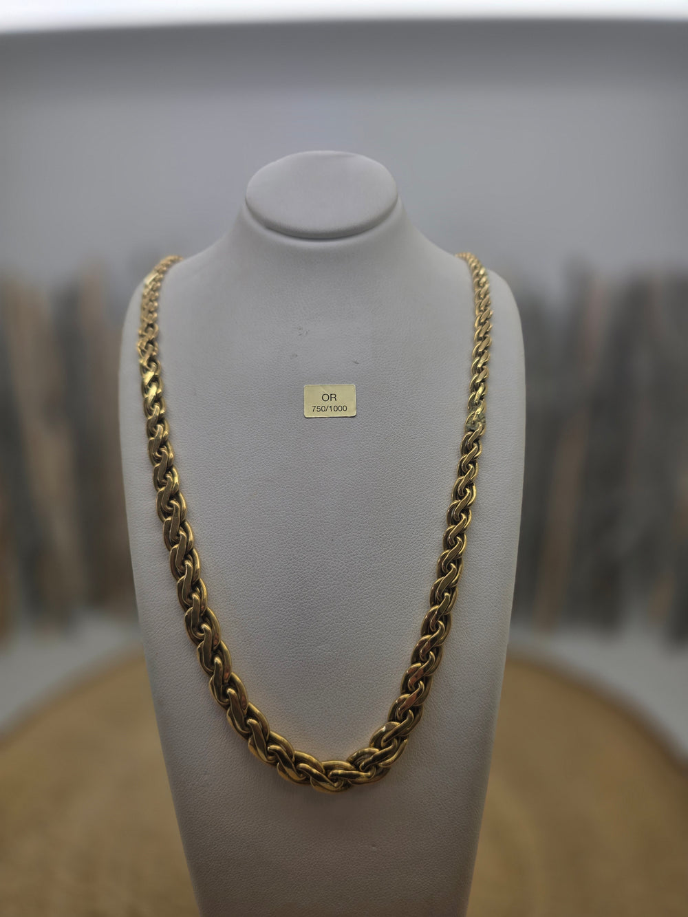 Collier en Or Jaune 18K 16.24 Grs
