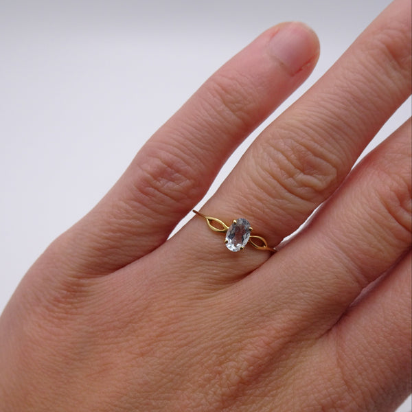 Bague en or jaune 18K Taille-51