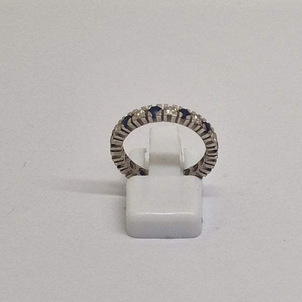Bague en Or Gris 18K Taille-51