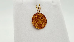 Pendentif Médaille en Or Jaune 18K 1.88 Grs