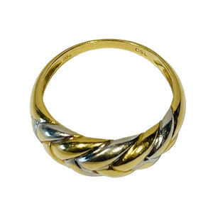 Superbe Bague Tressée 18 K - Taille 54 - 3.52 G
