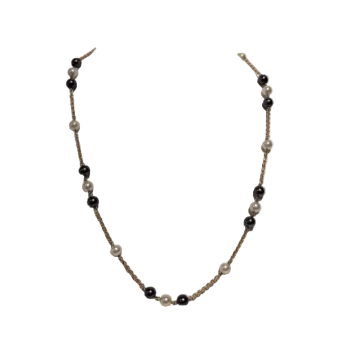 Sautoir perles naturelles en Or jaune 18 K - 15.03 G