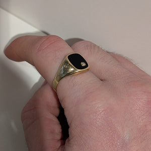 Chevalière en Or Jaune 18K - 4.91 G