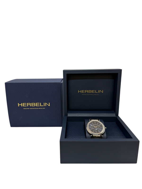 Montre Michel Herbelin Slimport 2023 - Acier et Cuir