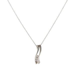 Collier Princesse Or Blanc 18 K - 5 G