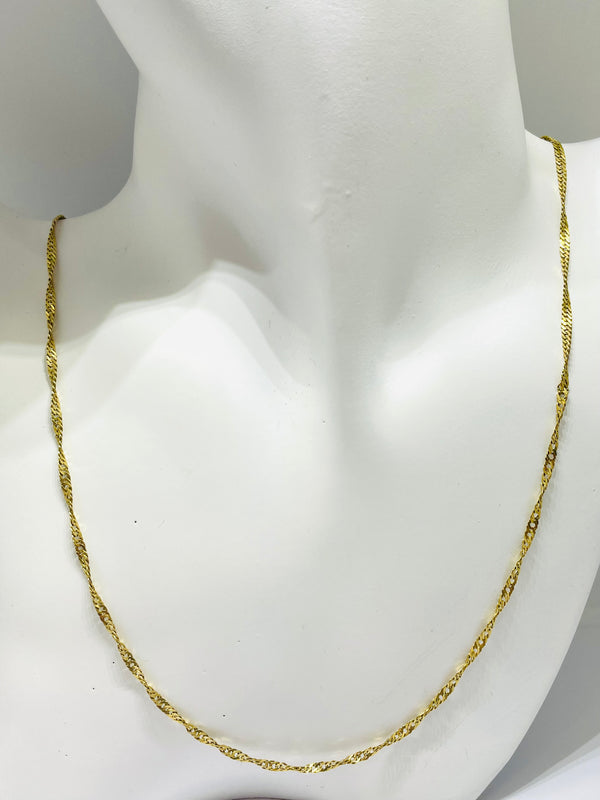 Chaîne en or jaune 18 K - 6.12 G