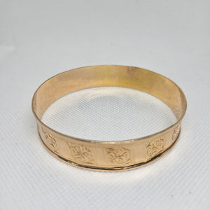 Bracelet Manchette Or Jaune 18K 14.81 Grs