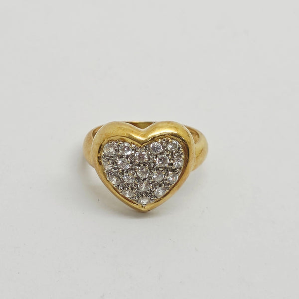 Bague Ancienne Or Jaune 18 Carats avec Oxyde