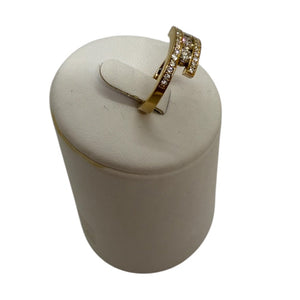 Alliance Empierrée en Or Jaune 18 Carats Taille 52