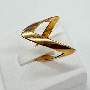 Bague africaine en Or Jaune 18k