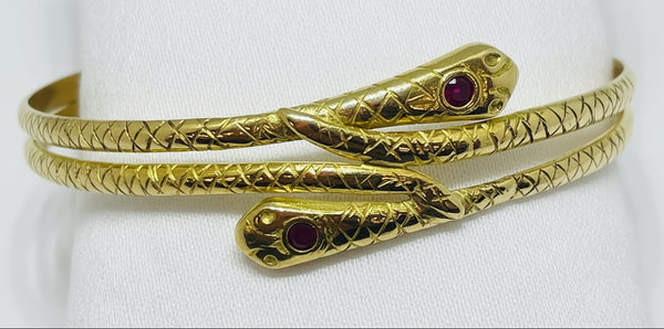 Bracelet jonc en or jaune 18 K - 28.31 G