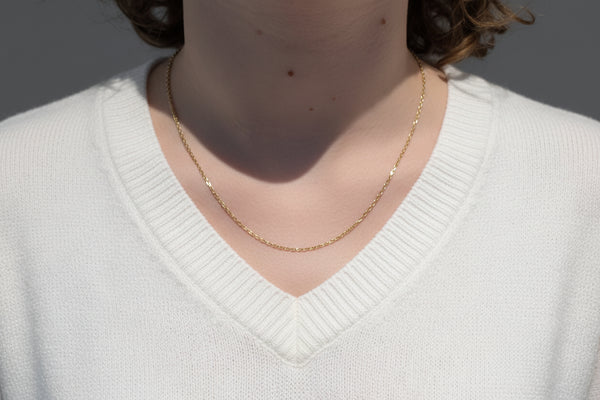 Collier Matinée Forçat Or Jaune 18 K - 5.89 G