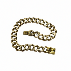 Bracelet Gourmette Or Jaune 18 Carats Poids - 23.09 Grs