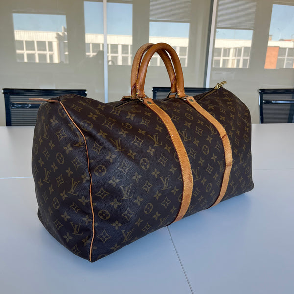 Louis Vuitton Keepall 50 Vintage en Toile Monogram
