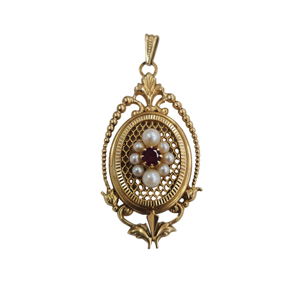 Pendentif Médaille en Or Jaune 18K - 5.49G