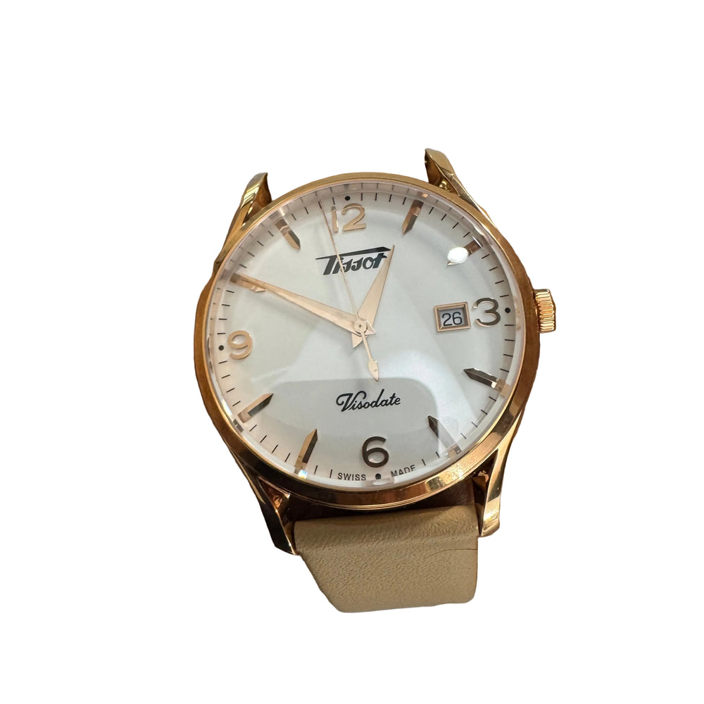 Montre Tissot Visodate en Acier et Cuir