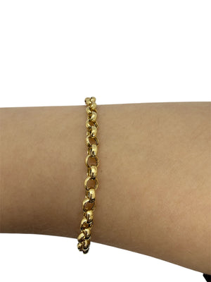 Bracelet Maillon en Or Jaune 18k - 5.36 G